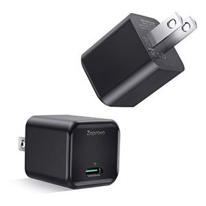 2 packs mini usb C wall charger adapter